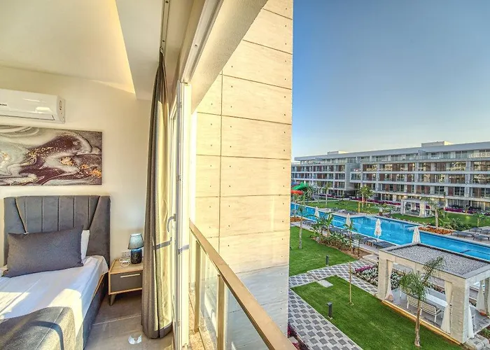 Courtyard Long Apartment Iskele District (Northern Cyprus)