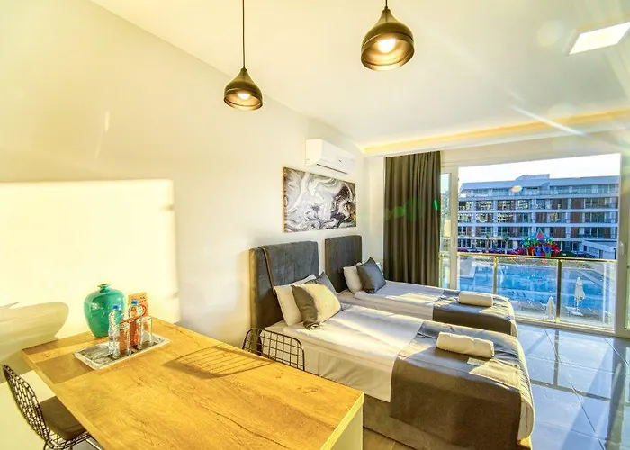 Courtyard Long Apartment Iskele District (Northern Cyprus)