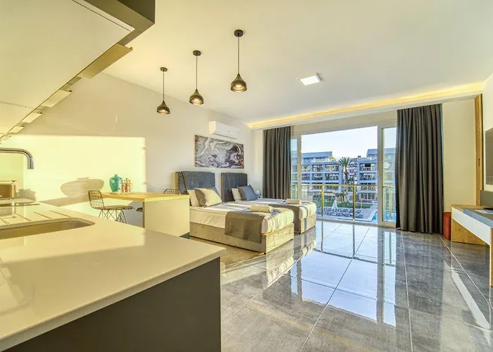 Courtyard Long Apartment Iskele District (Northern Cyprus)